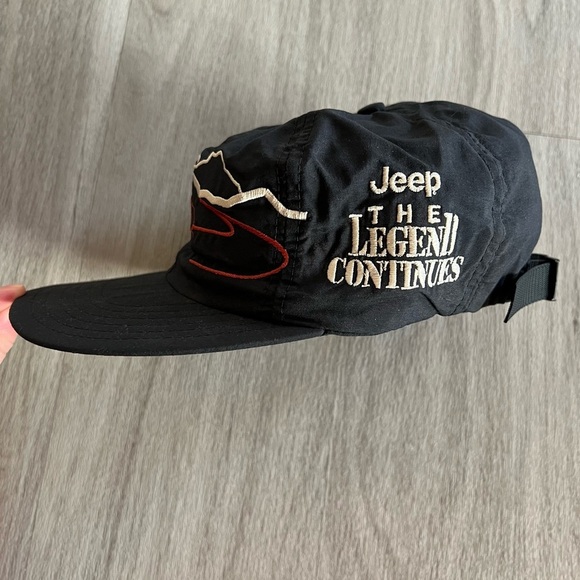 Vintage 90s Jeep Legend Continues Motorsports Snapback Hat Cap Promo Nomad - Picture 8 of 10